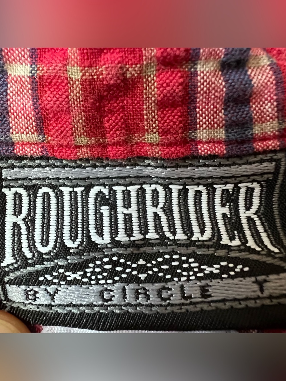 Roughrider Vintage Red Plaid Sleeveless Button Up Shirt Western Cottagecore S - Picture 4 of 7